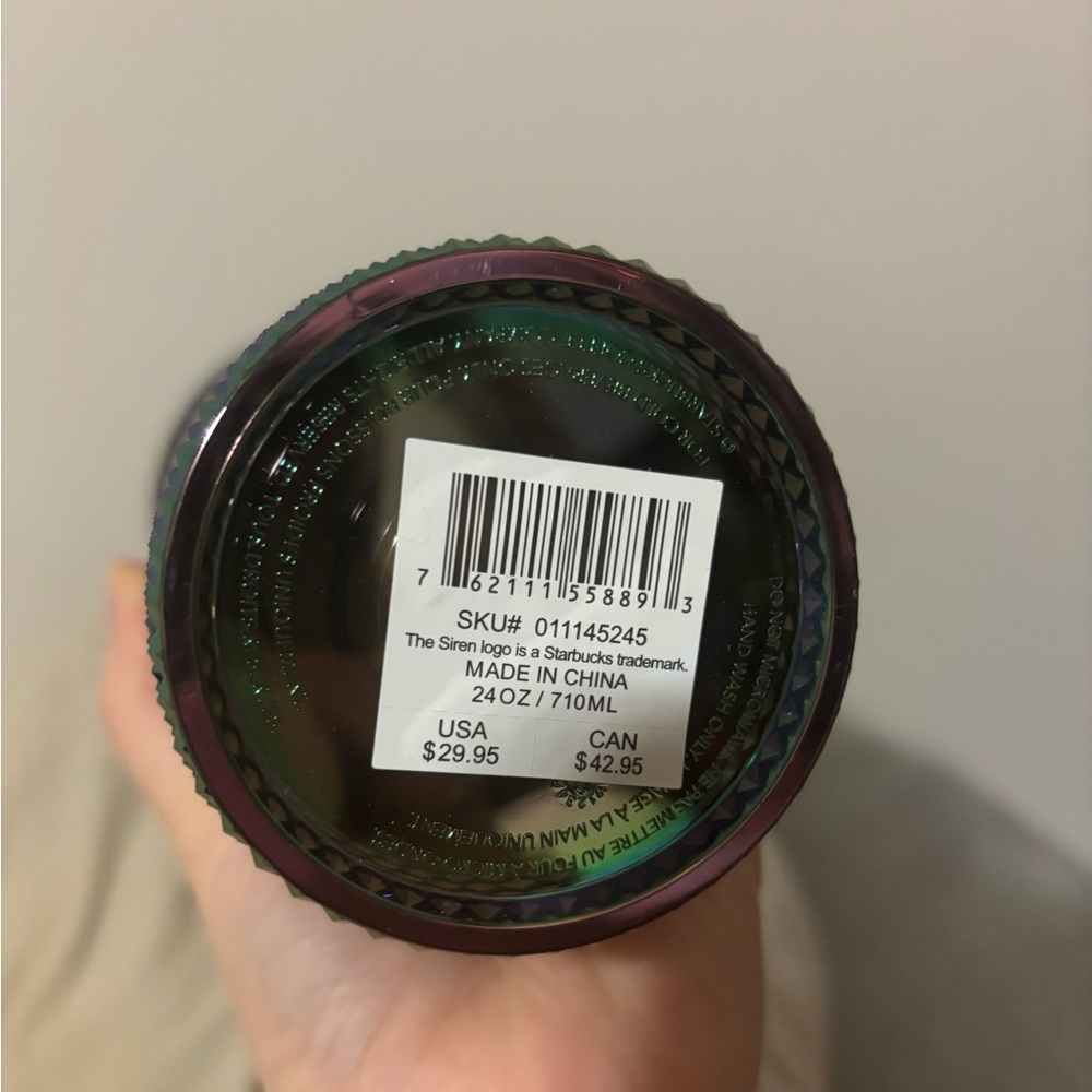 Starbucks Oil Slick Studded Venti Tumbler Halloween 2023 - Picture 3 of 3